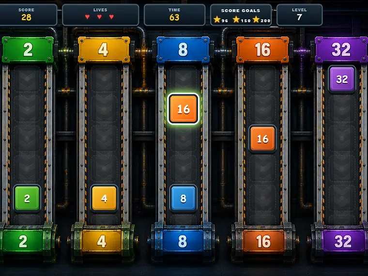 2048 Sort Factory