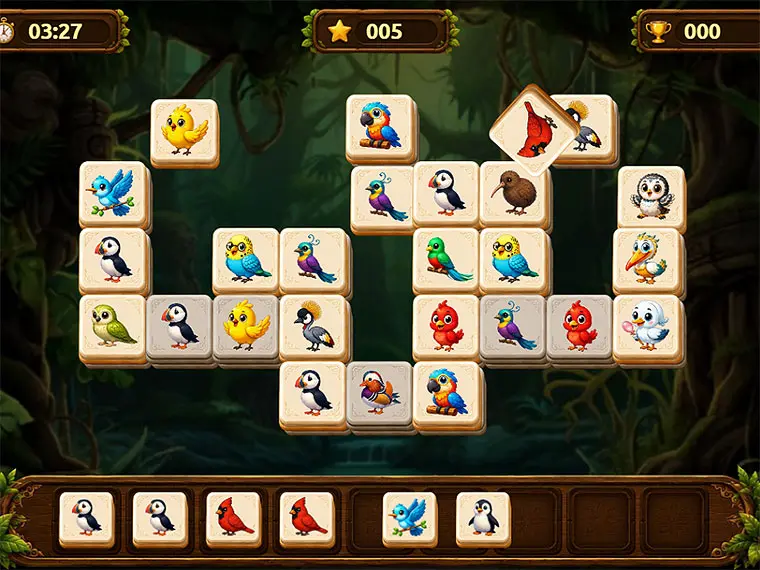 Bird Tile Trio