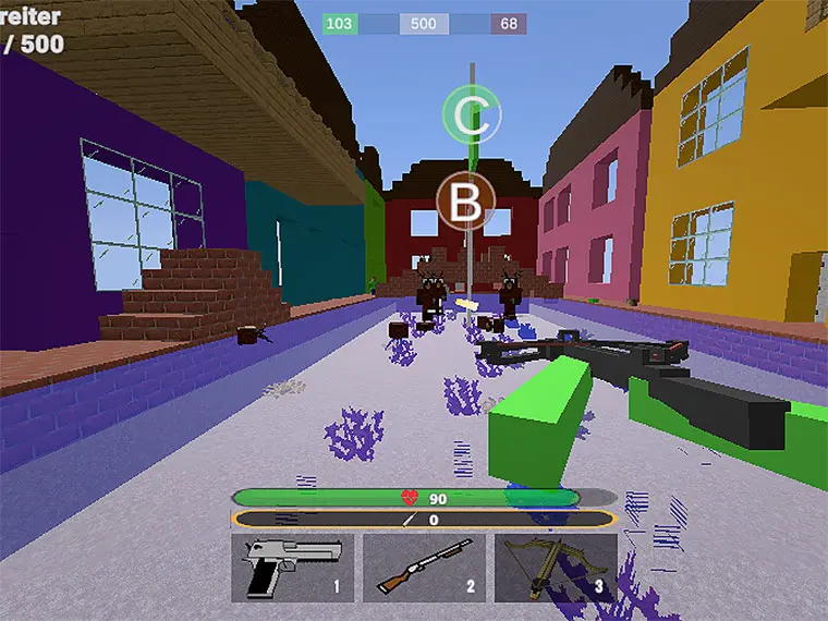 Deer Vs Baldi: Front