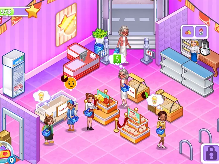 Supermarket Management Simulator
