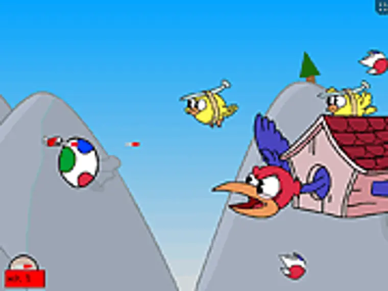 Wally Warbles in Avairy Action